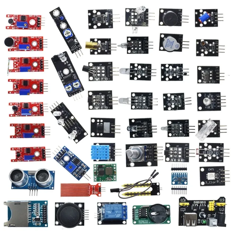 45 in 1 Sensor Modules Kit Starter Learning Sensor Kit for Arduino for Raspberry Pi 45 in 1 Sensor Kit