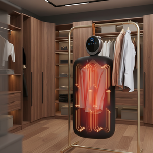 Nouveau 2026 Mini séchoir à vapeur <span class=keywords><strong>électrique</strong></span> portable pour vêtements, chauffage rapide, pliable, automatique, avec télécommande, compact - Product Image 1