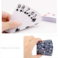 Cartes à jouer professionnelles Yaoji pour poker, jeu de casino, jeu de cartes en papier bleu lisse, prêt à mélanger, en stock