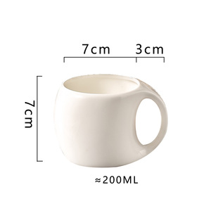 Juego <span class=keywords><strong>de</strong></span> tazas <span class=keywords><strong>de</strong></span> cerámica japonesas retro para desayuno, oficina, taza <span class=keywords><strong>de</strong></span> té y plato para café matutino - Product Image 6