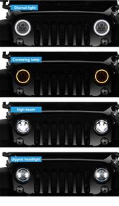 Lampu Depan Mobil LED Dikam OEM ODM Grosir Wrangler Truk Besar Daya Tinggi Tahan Air untuk Lampu Kabut Mobil - Product Image 6