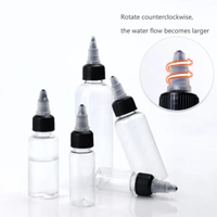 Plastique PET Transparent 50ml 100ml 150ml 200ml 250ml 500ml Bouche Pointue Bec Squeeze Cheveux Bouteille D'huile pour Sérum De Soins De La Peau