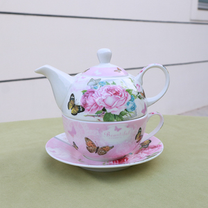 Tetera de cerámica de alta calidad, juego de té Floral de estilo británico para un juego de fiesta de té - Product Image 6
