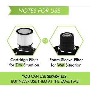90330 5 gallon Cartridge máy hút bụi Bộ lọc ướt/khô bọt lọc cho cửa hàng VAC 90304 90585 90350 chân không sạch hơn các bộ phận - Product Image 5