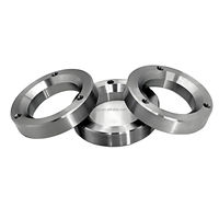 Bride en titane sur mesure ASTM B381, brides forgées en titane pour les applications pétrolières, gaz, chimiques et de canalisation industrielle