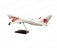 Modèle d'avion en résine ABS 43 cm 1:130 Thai Lion Airlines B787-800, modèle statique de simulation de passagers en vol, cadeau