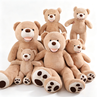 Peluche géante promotionnelle en gros, grande coque de peluche semi-finie non rembourrée pour cadeaux et jouets
