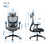 Chaise de bureau ergonomique à dossier haut avec repose-pieds, chaise pivotante de direction pour la maison et le bureau