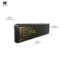 Temporizador de Cuenta Regresiva Digital grande LED, cronómetro remoto para gimnasio en casa, Fitness, Crossfit, cronómetro, electrónico Industrial