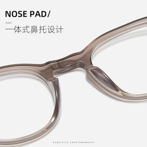 กรอบแว่นตาอะซิเตททรงกลมแบบเต็มกรอบ ป้องกันรังสียูวี สำหรับทุกเพศ ยี่ห้อ Cross Border รุ่น Danyang Origin 88008 - Product Image 5