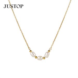 Wholesale Custom PVD 18K 24K Gold Natural <b>Pearl</b> Shell Freshwater <b>Earrings</b> Bracelet Fashion Jewelry Custom <b>Pearl</b> <b>Necklace</b> - Product Image 1