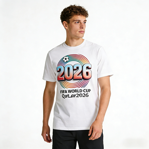 T-shirt personnalisé pour le tournoi de football 2026, logo personnalisé, t-shirt de supporter de football pour les événements, les promotions, la vente en gros - Product Image 5