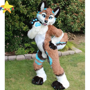 Funtoys Costume de mascotte de renard féminin CE magnifique, robe de <span class=keywords><strong>carnaval</strong></span> de célébration d'anniversaire de Noël d'Halloween pour adulte - Product Image 1