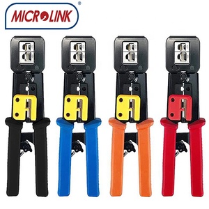Pince à sertir réseau multifonctionnelle Easy Pass-Through <span class=keywords><strong>RJ45</strong></span>, outil professionnel <span class=keywords><strong>compatible</strong></span> CAT6/CAT5, certification CE - Product Image 6