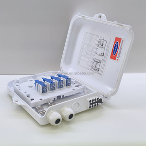 Boîtier de distribution de fibre optique monomode 8 cœurs OEM FTTH IP65 intérieur/extérieur en ABS 1x8 SC/UPC avec pigtail de 1,5 m - Product Image 2