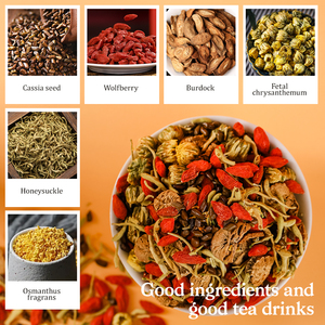 Trung Quốc tự nhiên các loại thảo mộc hoa pha trộn cai nghiện/vẻ đẹp/giảm béo/giấc ngủ/năng lượng trà khỏe mạnh, hoa cúc <span class=keywords><strong>cassia</strong></span> Wolfberry trà - Product Image 1