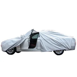 价格便宜的车身罩车棚罩挡风玻璃遮阳罩Peva银色耐磨车罩