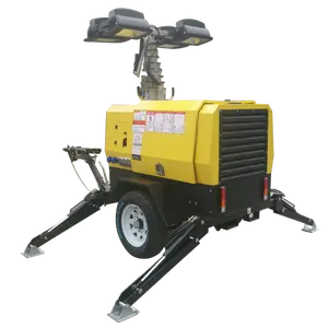 8kw small portable mobile generator light tower with ce&iso FACTORY PRICE for construction site