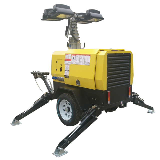 8kw Small Portable Mobile Generator Light Tower with Ce&iso FACTORY PRICE for Construction Site