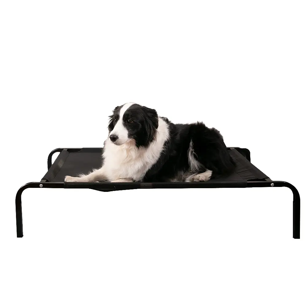 Cama plegable elevada para mascotas, cama para perros al aire libre, para acampar al aire libre, impermeable y de fácil limpieza, Oxford, cama elevada duradera para perros Hundebett