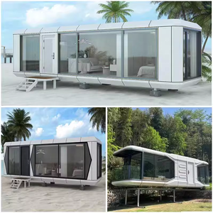 Cabina di famiglia moderna di alta qualità personalizzata lussuosa <span class=keywords><strong>navicella</strong></span> <span class=keywords><strong>spaziale</strong></span> ispirata alla cabina prefabbricata della stanza Mobile - Product Image 6