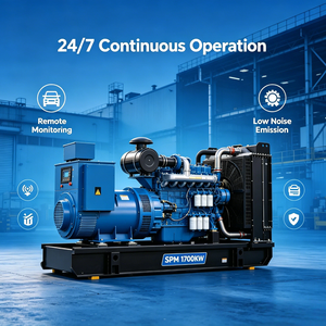 Generador Diésel de 1700kW, 50Hz, 415V, Silencioso, con ATS para Energía de Reserva en Centros de Datos, Certificado CE - Product Image 5