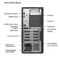 New Dells QCT1250 Tower Desktop Intel I3-12100 DDR5 RAM M.2 SSD+HDD High-performance Business Desktop Computer.Office Software