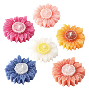 Vela Aromática de Girasol y Margarita, Hecha a Mano con Cera de Soya, Vela Floral para Decoración del Hogar, Accesorio para Fotos, Recuerdo para Fiestas - Product Image 5
