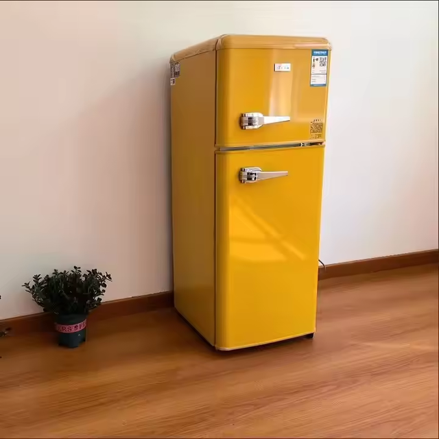 OEM 118L American Retro Household Small and Medium-sized Refrigerator, Home Dormitory, Office, Large Capacity, Special Offer