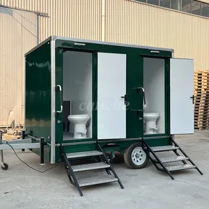 Baño Móvil de 4 Metros para Calle, Contenedor Sanitario para Parques y Zonas Verdes, Remolque de Baño Público Portátil Totalmente Equipado - Product Image 2