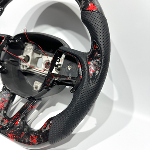 Setir Mobil Serat Karbon Tempa LED/merah Cocok untuk Dodge Challenger Charger RT Durango SRT Scat Pack 392 Chrysler Jeep - Product Image 4