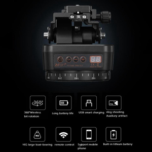 ZIFON YT-1000 Télécommande Rotative <span class=keywords><strong>Stabilisateur</strong></span> Vidéo Auto <span class=keywords><strong>Motorisé</strong></span> <span class=keywords><strong>Smartphone</strong></span> caméra Pan Tilt Trépied Rotatif Tête Panoramique - Product Image 4