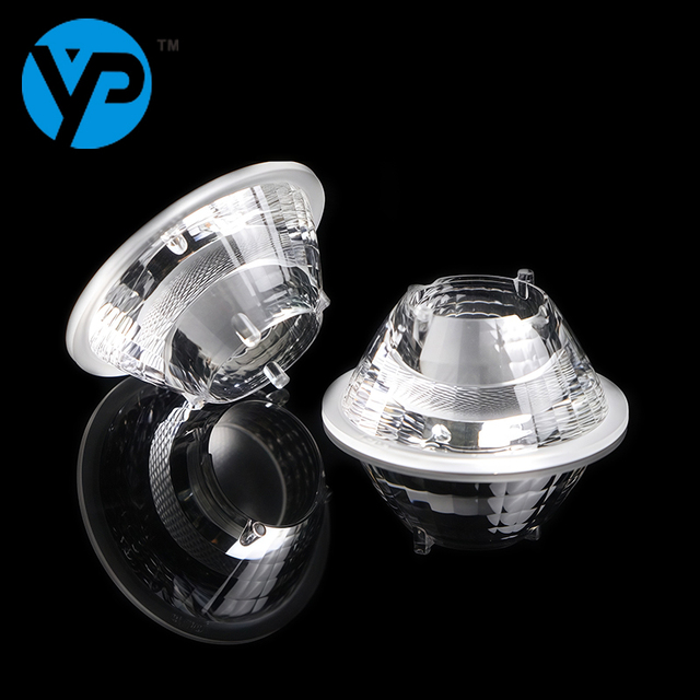 55MM Aspheric Pmma Cob Lens for Round Surface Mounted COB LED Light Optical Focusing COB Reflector Optical Lenses