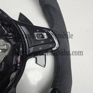 Nouveaux produits Volant en Alcantara noir piano pour Volkswagen Golf 7.5 gti Volant de voiture - Product Image 3