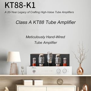 Amplificador de Tubos de un Solo Extremo Clase A Oldchen KT88-K1, Amplificador de Potencia Estéreo de Alta Fidelidad con Tubos de Vacío KT88 6H8C 5U4G - Product Image 2