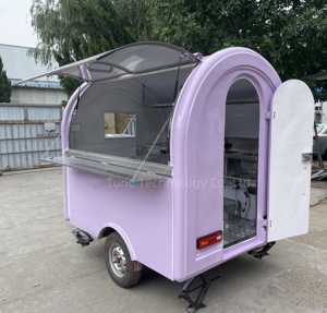 Chariot alimentaire miniature certifié DOT/CE, petite remorque alimentaire pour glaces, pizzas, café - Product Image 6