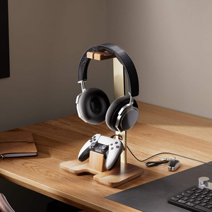 Soporte de aluminio para auriculares, organizador de escritorio Universal para juegos, soporte para auriculares <span class=keywords><strong>PS5</strong></span>, Xbox, Switch - Product Image 5