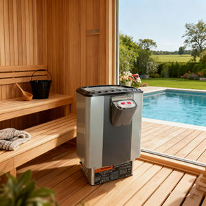 <span class=keywords><strong>Stufa</strong></span> Elettrica per Sauna Commerciale e Domestica 4.5-9KW con Certificazione CE, Controllo Esterno o Interno Opzionale - Product Image 4
