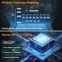 Programador de Llaves XTOOL X100 MAX con KC501 para BENZ/BMW/VW, Herramienta de Diagnóstico Completo para Todas las Llaves Perdidas, Mapeo de Topología, Codificación de ECU