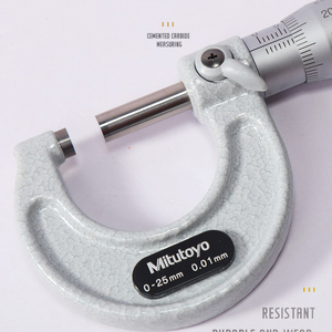 Mitutoyo 103-137 M110-25 Bereik 0-25Mm Graduatie <span class=keywords><strong>0.01Mm</strong></span> Buiten <span class=keywords><strong>Micrometer</strong></span> - Product Image 3