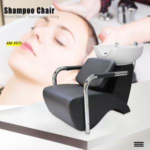 Fauteuil de lavage de cheveux populaire pour salon de coiffure, lit de shampoing inclinable - Product Image 2