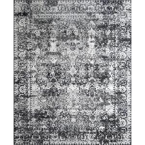 Tapis en soie et laine noué à la main, design monochrome de luxe inspiré du Mamluk, à poils épais, avec envers en latex, lavable, pour la maison, la prière et les voyages - Product Image 1