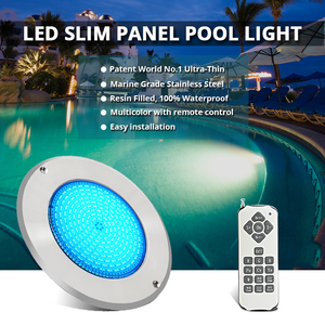 Hotook 316L 스테인리스 스틸 수중 LED 수영장 조명 18W 12V 웜화이트 IP68 배관 매립형 - Product Image 6