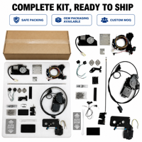 Kit de conversion de porte coulissante électrique pour fourgon JMC Fushun, pièces de modification de porte centrale motorisée
