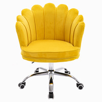 Chaise de bureau à dossier OEM en tissu rose personnalisé en usine chaise de bureau pivotante de direction chaises de bureau super douces en velours