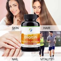 Ausreson Marque privée Vitamines Biotine Pilules Collagène Kératine B7 Supplément pour la Croissance des Cheveux 10000mcg Comprimés de Biotine pour la Croissance des Cheveux