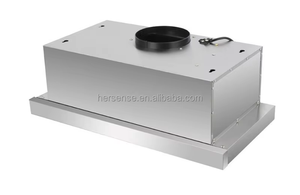 Îlot d'échappement de cuisine domestique blanc/noir élégant gamme de Type coulissant motorisé sous l'armoire hottes industrielles <span class=keywords><strong>hotte</strong></span> de fumée de cuisine - Product Image 3