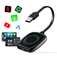 FCL Grenzüberschreitender Kabelgebundener zu Kabelloser 2G 16GB CarPlay Adapter Android Auto für Konverter WiFi USB/Type-C Fahrzeug-Infotainmentsystem