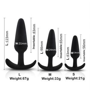 Оптовая продажа, набор силиконовых анальных штепсельных вилок для взрослых женщин, секс-игрушки для мастурбации - Product Image 2