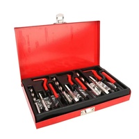 Kit d'outils de réparation pour filetage endommagé, outil de rivetage pour extracteur de tarauds et kit de réparation, 88 pièces
